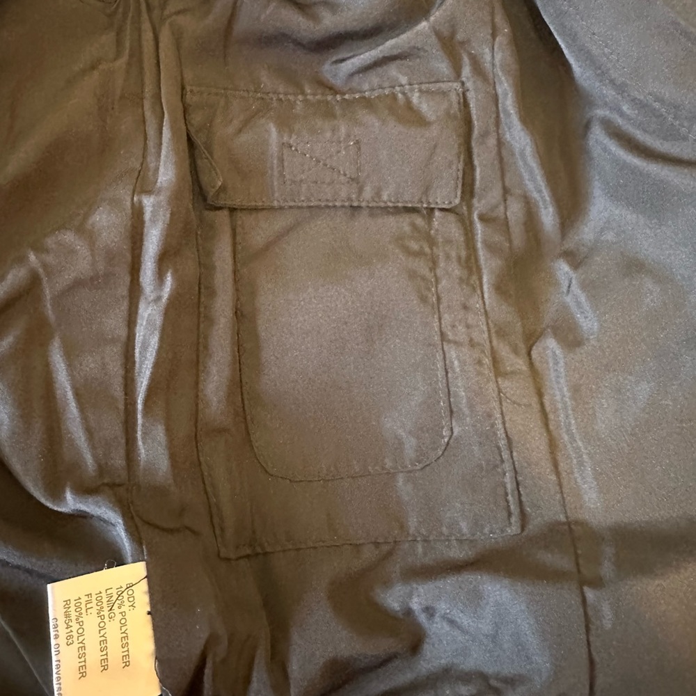 🆑 Calvin Klein Performance Puffer Vest black silver hardware size Small - Picture 9 of 11